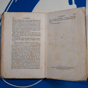 LE PROFESSEUR. CURRER BELL auteur de Jane Eyre , Shirley, Villette, etc. Henriette Loreau (Translator). Publication Date: 1858 Condition: Very Good