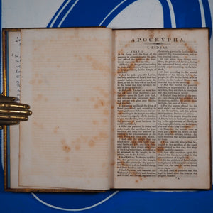 Apocrypha Publication Date: 1822 Condition: Good