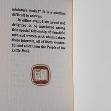 Load image into Gallery viewer, Levitan, Kalman L. People of the Little Book. Published by Kaycee Press, Palm Beach Gardens, Florida, 1983 Condition: Near Fine Soft cover. >>MINIATURE BOOK<<
