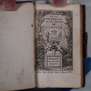 Apologie de la Tendresse ou le pouvoir de l'amitie. [with three other publications bound in] Publication Date: 1794 CONDITION: VERY GOOD >>NEAR MINIATURE<<