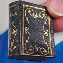 Load image into Gallery viewer, Bible in Miniature or a Concise History of both Testaments. &gt;&gt;MINIATURE BOOK/THUMB BIBLE&lt;&lt; Publication Date: 1845 CONDITION: VERY GOOD
