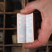 Load image into Gallery viewer, De La Rue&#39;s Improved Condensed diary and engagement book. &gt;&gt;FINGER SHAPED MINIATURE BOOK IN LAVISH SILVER SLIPCASE&lt;&lt; Publication Date: 1905 CONDITION: VERY GOOD
