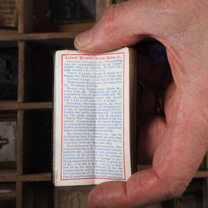 De La Rue's Improved Condensed diary and engagement book. >>FINGER SHAPED MINIATURE BOOK IN LAVISH SILVER SLIPCASE<< Publication Date: 1905 CONDITION: VERY GOOD