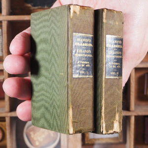 Orations of Demosthenes. Pronounced to excite the Athenians against Philip, King of Macedon; and on Occasions of Public Deliberation. Translated by Thomas Leland. Demosthenes. >>MINIATURE JONES DIAMOND CLASSIC<< Publication Date: 1828