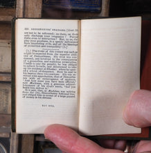 Load image into Gallery viewer, Orations of Demosthenes. Pronounced to excite the Athenians against Philip, King of Macedon; and on Occasions of Public Deliberation. Translated by Thomas Leland. Demosthenes. &gt;&gt;MINIATURE JONES DIAMOND CLASSIC&lt;&lt; Publication Date: 1828
