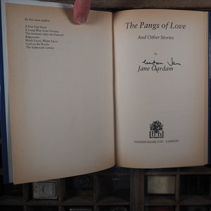 THE PANGS OF LOVE AND OTHER STORIES Gardam, Jane Published by Hamish Hamilton, 1983 CONDITION: VERY GOODHARDCOVER