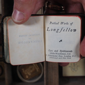 Poetical Works of Longfellow. Longfellow, Henry Wadsworth. >>MINIATURE BOOK<< Publication Date: 1895 CONDITION: VERY GOOD