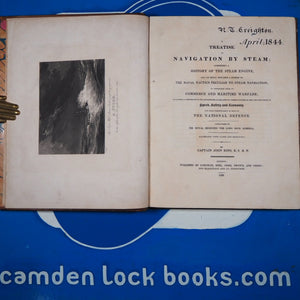 Treatise on Navigation By Steam Comprising A History of the Steam Engine. Ross, Captain John (K.S.R.N) Publication Date: 1828 Condition: Very Good