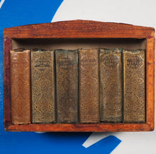 Load image into Gallery viewer, My Own Library. Tilt&#39;s Handbooks for Children.The Little Library.6 volumes.Original wooden case. ISABELLA CHILD, W.MAY AND C[harles] WILLIAMS Publication Date: 1835. &gt;&gt;MINIATURE BOOKS&lt;&lt;
