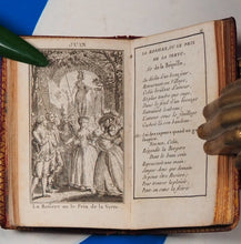 Load image into Gallery viewer, Etrennes du Sentiment, dediees aux ames bienfaisantes. A.P.D.R. &gt;&gt;SCARCE MINIATURE ALMANAC&lt;&lt; Publication Date: 1784 Condition: Very Good. &gt;&gt;MINIATURE BOOK&lt;&lt;
