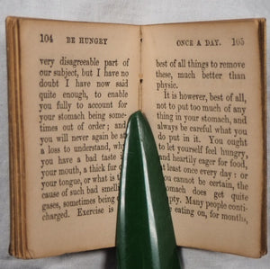 Gems of Health for Young and Old. >>SCARCE MINIATURE BOOK<< BENTLEY, Joseph. Publication Date: 1852