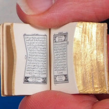 Load image into Gallery viewer, MINIATURE KORAN or QUR&#39;AN, IN ARABIC, IN SILVER CASE. Publication Date: c.1890 Condition: Very Good. &gt;&gt;MINIATURE BOOK&lt;&lt;
