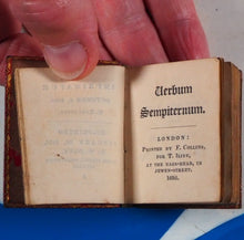 Load image into Gallery viewer, Verbum Sempiternum.&gt;&gt;RARE MINIATURE EDITION&lt;&lt; Publication Date: 1818 Condition: Very Good. &gt;&gt;MINIATURE BOOK&lt;&lt;
