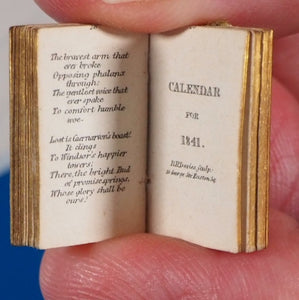 Schloss's English Bijou Almanac for 1841. Publication Date: 1840 Condition: Very Good. >>MINIATURE BOOK<<