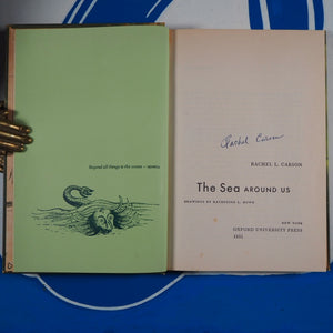 SEA AROUND US>>SIGNED BY RACHEL CARSON<< CARSON, RACHEL Publication Date: 1951 Condition: Very Good