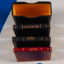 Load image into Gallery viewer, MY BOOKS [Miniature morocco bound aides-memoires]. c1900. In original slipcase. &gt;&gt;MINIATURE BOOK&lt;&lt;
