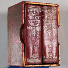 Load image into Gallery viewer, El Ingenioso Hidalgo Don Quijote de la Mancha &gt;&gt;MINIATURE BOOKS IN SLIPCASE&lt;&lt; Cervantes Saavedra, Miguel de [1547-1616]. Publication Date: 1952 Condition: Very Good
