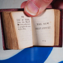 Load image into Gallery viewer, Bible in Miniature or a Concise History of both Testaments. 1802.
