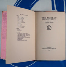 Load image into Gallery viewer, The Moment and Other Essays. VIRGINIA WOOLF. Publication Date: 1947 Condition: Very Good
