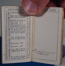 Load image into Gallery viewer, Tilt's Miniature Almanack for 1857. Publication Date: 1857 Condition: Very Good. >>MINIATURE BOOK<<
