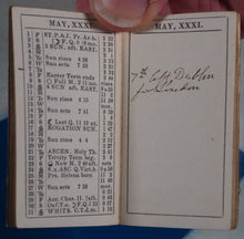 Load image into Gallery viewer, Tilt's Miniature Almanack for 1857. Publication Date: 1857 Condition: Very Good. >>MINIATURE BOOK<<

