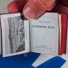 Load image into Gallery viewer, Thumb Confession Book. Publication Date: 1885 Condition: Very Good. &gt;&gt;MINIATURE BOOK&lt;&lt;
