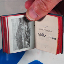 Load image into Gallery viewer, Thumb Confession Book. Publication Date: 1885 Condition: Very Good. &gt;&gt;MINIATURE BOOK&lt;&lt;
