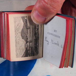 Thumb Confession Book. Publication Date: 1885 Condition: Very Good. >>MINIATURE BOOK<<