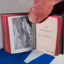 Load image into Gallery viewer, Thumb Confession Book. Publication Date: 1885 Condition: Very Good. &gt;&gt;MINIATURE BOOK&lt;&lt;
