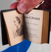 Load image into Gallery viewer, Vicar of Wakefield &gt;&gt;MINIATURE BOOK&lt;&lt; Goldsmith, Oliver. Publication Date: 1900 Condition: Very Good. Binding Variant C. blue. &gt;&gt;MINIATURE BOOK&lt;&lt;
