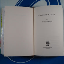 Load image into Gallery viewer, Good Man in Africa. (1st Edition, 1st Impression) William Boyd.ISBN 10: 0241105161 / ISBN 13: 9780241105160 Published by Hamish Hamilton, 1981
