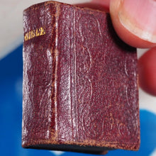 Load image into Gallery viewer, Bible in Miniature or a Concise History of both Testaments. &gt;&gt;MINIATURE BOOK/THUMB BIBLE&lt;&lt; Publication Date: 1845 Condition: Very Good
