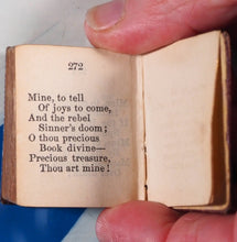 Load image into Gallery viewer, Bible in Miniature or a Concise History of both Testaments. &gt;&gt;MINIATURE BOOK/THUMB BIBLE&lt;&lt; Publication Date: 1845 Condition: Very Good
