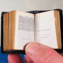 Load image into Gallery viewer, The Holy Bible Containing the Old and New Testaments Translated out of the Original Tongues.by His majesty&#39;s special command. &gt;&gt;MINIATURE BOOK&lt;&lt; Publication Date: 1896 Condition: Very Good
