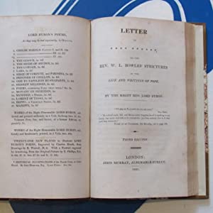 Byron's unfinished vampire tale + MARINO FALIERO, DOGE OF VENICE. An Historical Tragedy, in Five Acts. + THE PROPHECY OF DANTE, A Poem + Letter to ****, on the Rev. W.L. Bowles' Strictures on the Life and Writings of Pope + Mazeppa, a poem. Lord Byron