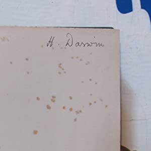 Verses and Translations >CHARLES DARWIN'S SON'S COPY< C.[harles] S.[tuart] C.[alverley] Publication Date: 1885 Condition: Very Good