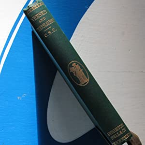 Verses and Translations >CHARLES DARWIN'S SON'S COPY< C.[harles] S.[tuart] C.[alverley] Publication Date: 1885 Condition: Very Good