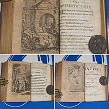 Load image into Gallery viewer, The Satires of Decimus Junius Juvenalis. Translated into English Verse [with] the Satires of Aulus Persius Flaccus .... a Discourse concerning the Original and Progress of Satire JUVENAL, FLACCUS (authors). JOHN DRYDEN (editor &amp; translator).   1697
