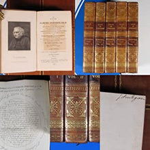 Load image into Gallery viewer, The Life of Samuel Johnson, LL.D. Comprehending an account of his studies and numerous works, in chronological order. BOSWELL, James. Publication Date: 1824 Condition: Very Good
