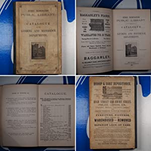 Stoke Newington public library. Catalogue of the lending and reference departments Commissioners of Stoke Newington public library Publication Date: 1897 Condition: Good